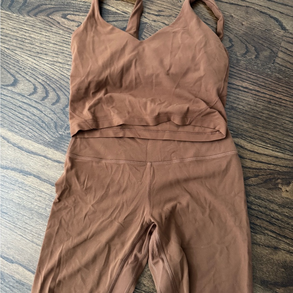 lululemon athletica Brown Sports Bra